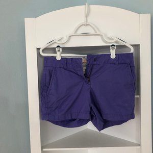EUC J.Crew purple chino short, size 2
